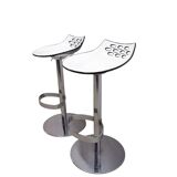 Lot de 2 tabourets de bar Calligaris, Italie