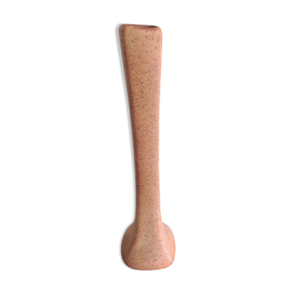 Vase soliflore in beige cermal from Vallauris / vintage 60s-70s