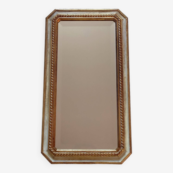 Large painted wood mirror