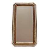 Large painted wood mirror