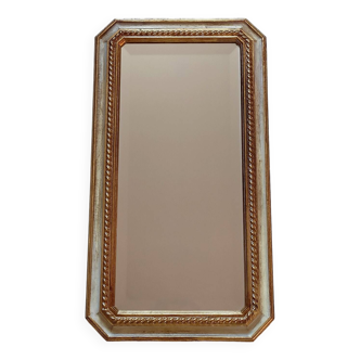 Grand miroir bois peint