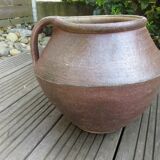 Terracotta flower pot with handle 30s 40s
