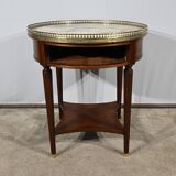 Mahogany Bouillotte Table, Louis XVI style – Late 19th century