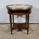 Table bouillotte en acajou, style Louis XVI, fin XIXème