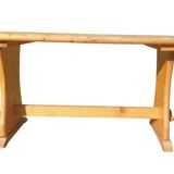 Rustic Rounded Corner Pine Table