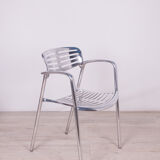 Aluminium stackable chair by Jorge Pensi for Amat 3, 1980