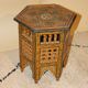 Table d'appoint en Moucharabia