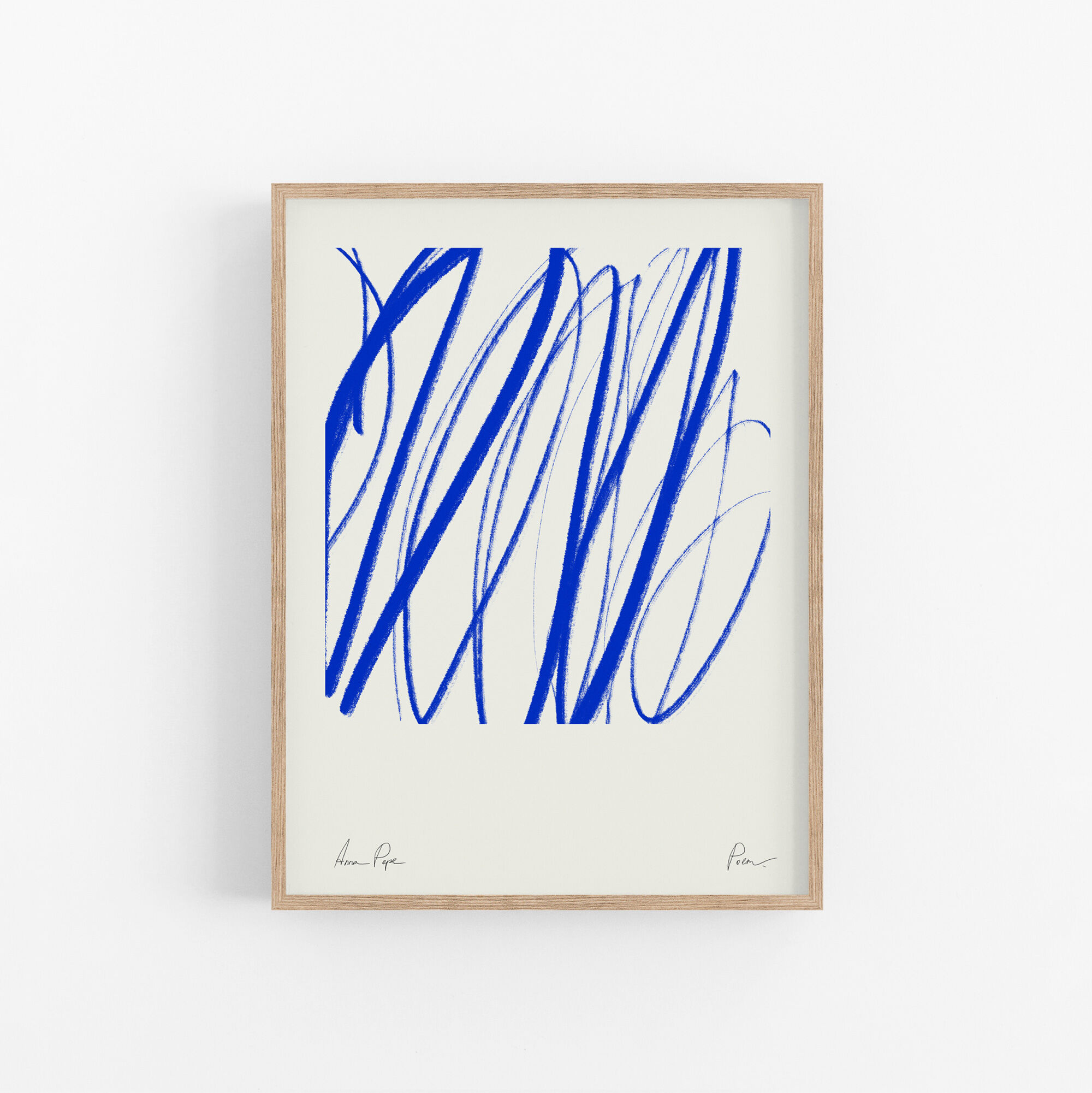 Abstract painting giclee print, 50x70cm