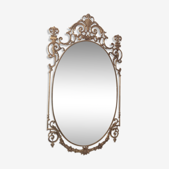 Miroir laiton style Vénitien 94x49cm