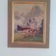 Tableau paysage de montagne