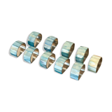 10 rounds of mother-of-pearl towels 1960