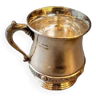Old Art Deco milk jug silver metal