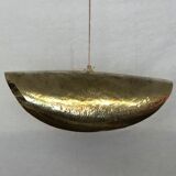 Luminaire in hammered brass sheet 100 cm