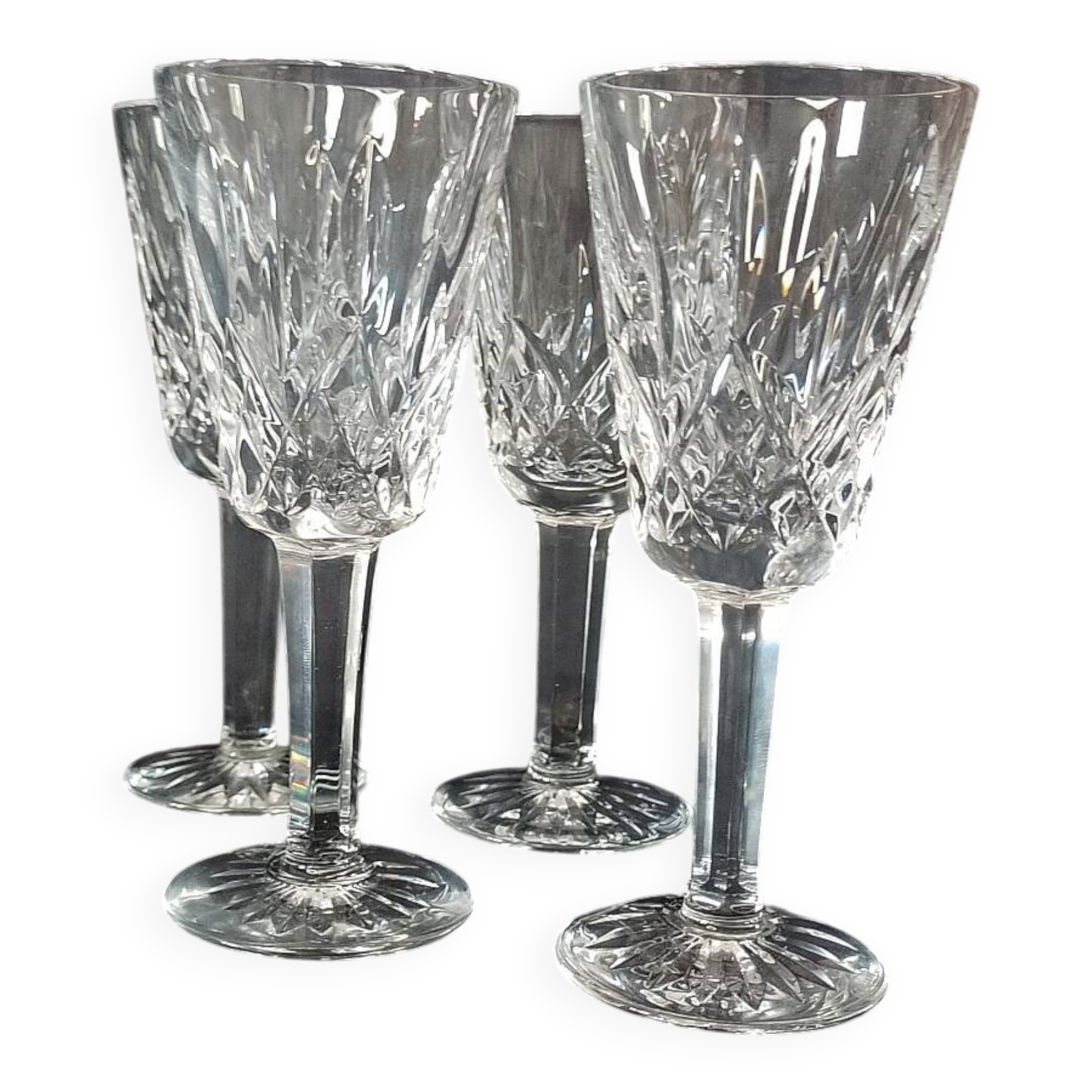 Waterford Crystal Lismore Pattern Sherry Glasses set of 4