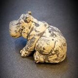 Hippopotame  peint