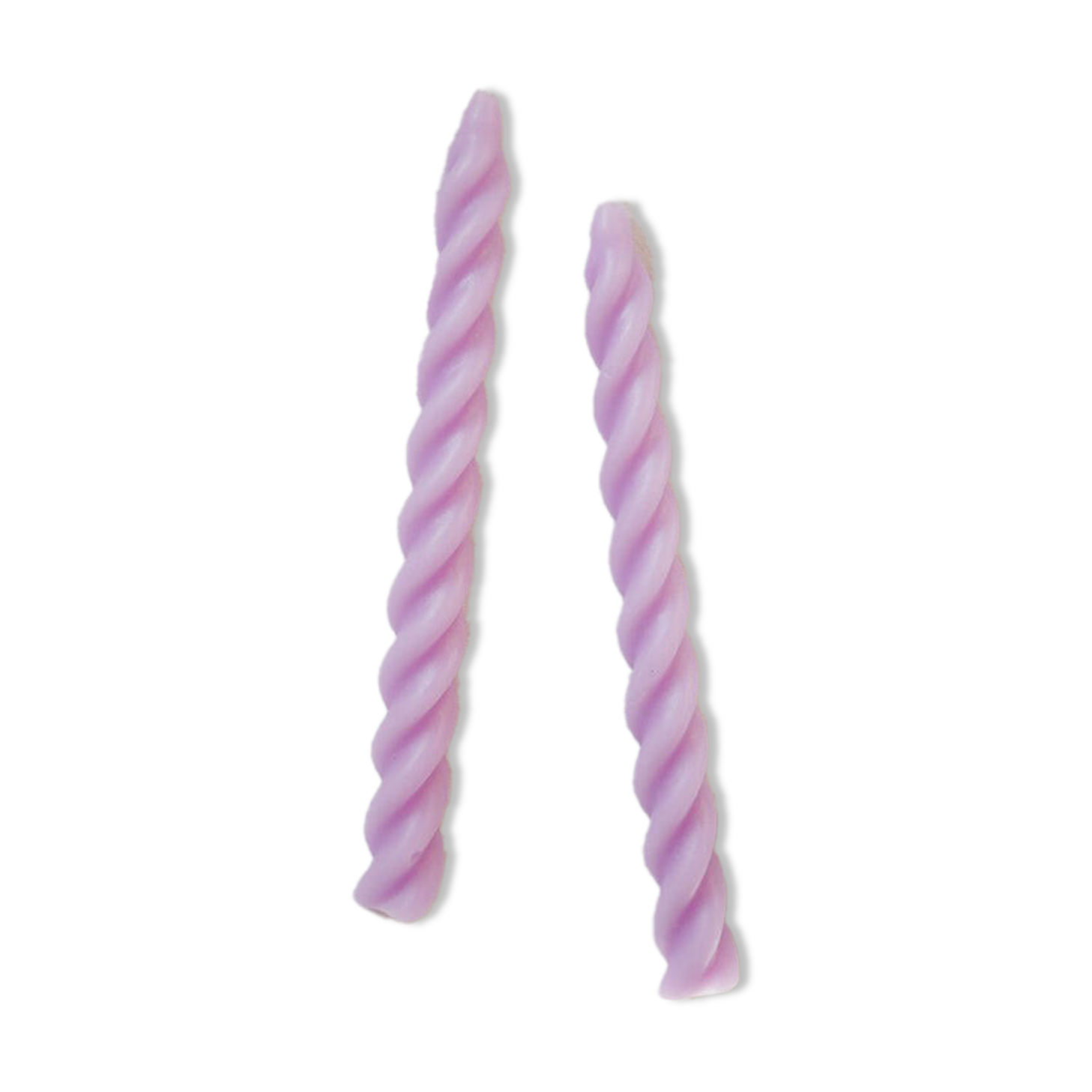 Duo de bougies chandelle en cire d'abeille