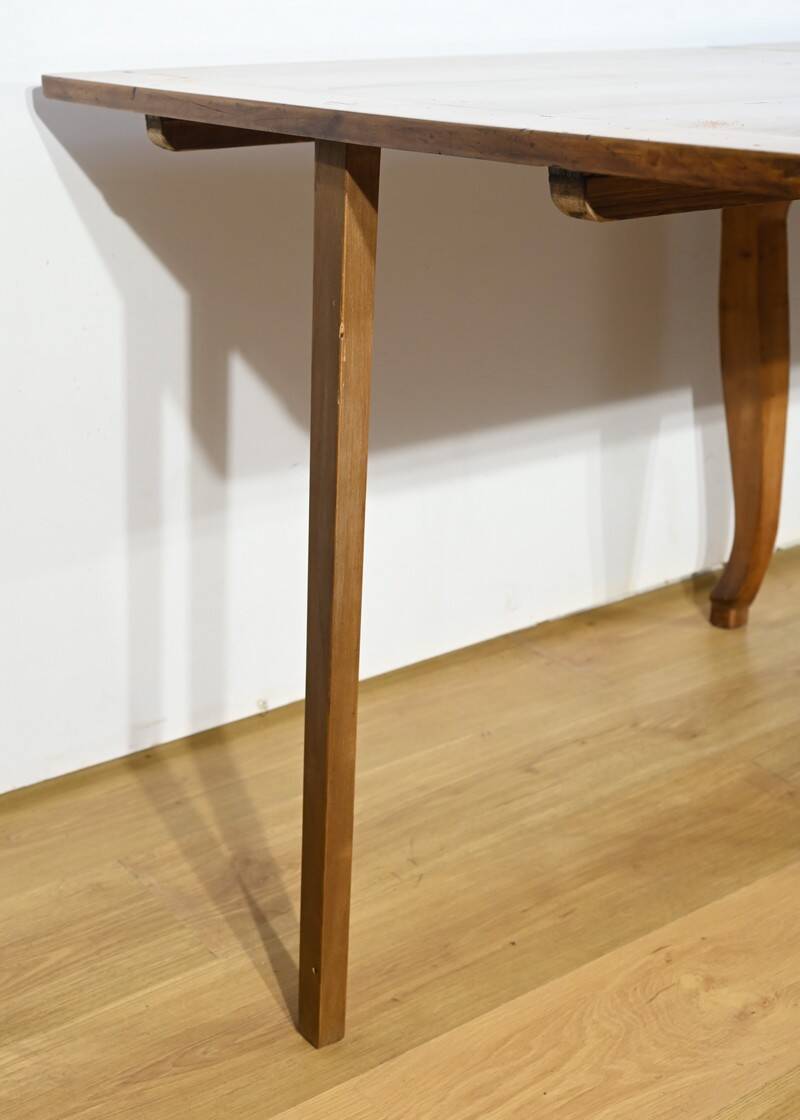 Regional Cherry Wood Table, Louis XV style – Mid-19th century