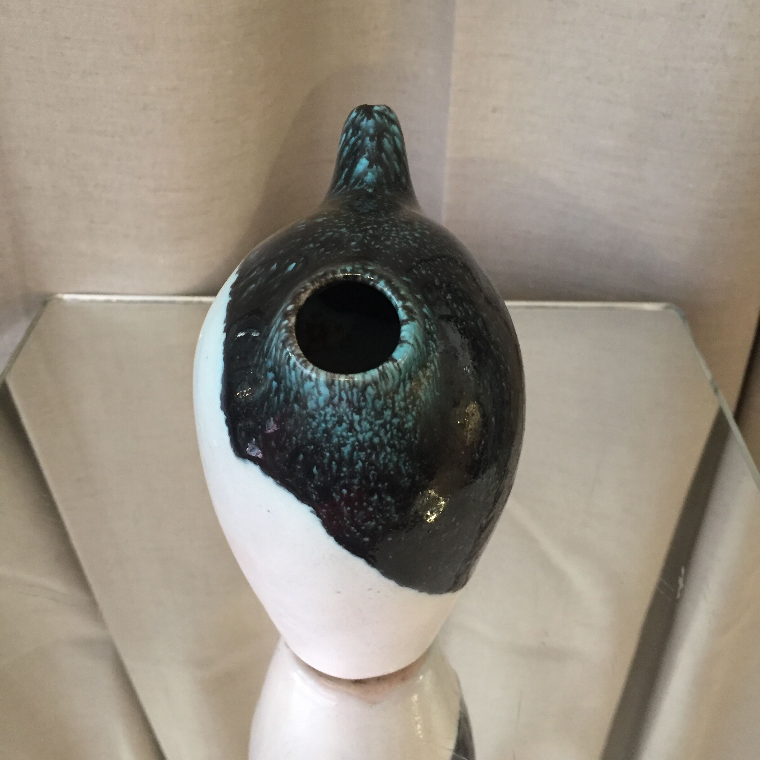 Soliflore vase in contemporary ceramic