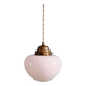 Art Deco pendant in white opaline, 1930