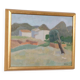 Original Swedish Oil on Panel – “Mountain Village” by Anna Küntzel