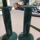 Candlesticks with candles