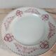 Lot de 2 plats ronds Lunéville Sébastopol Aux Lions de Faïence