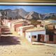 Landscape painting, oil on canvas, signed, from the 80s