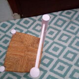 Powder pink child low chair