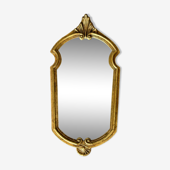 Old golden mirror