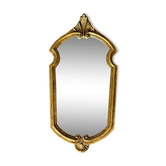 Old golden mirror