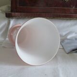 Vase opaline rose.
