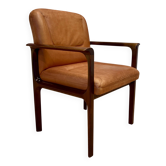 Leather armchair "1960 design".