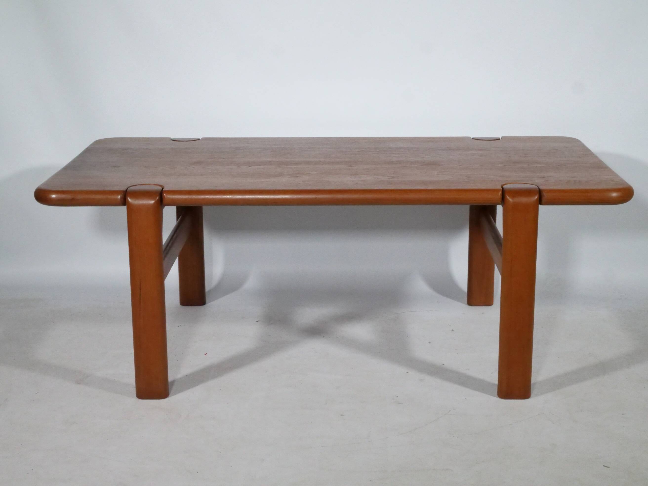 Solid Teak Coffee Table Danish Olsen & Son 1960s