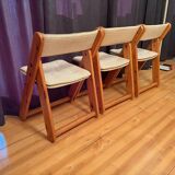 Set of three Kon-Tiki chairs designed by Gillis Lundgren, Ikea, Sweden, 197