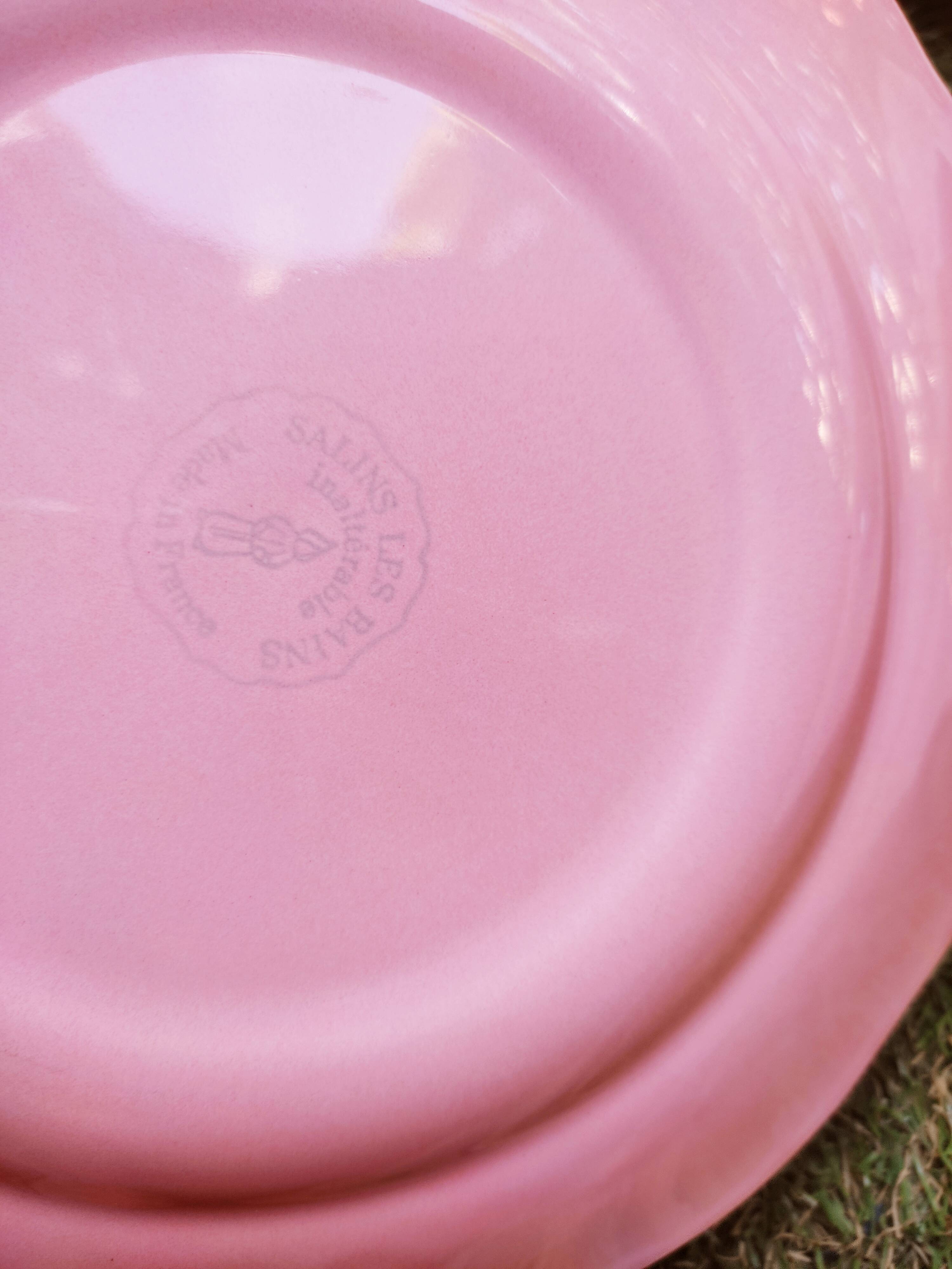 6 Salins plates in Provençal style earthenware