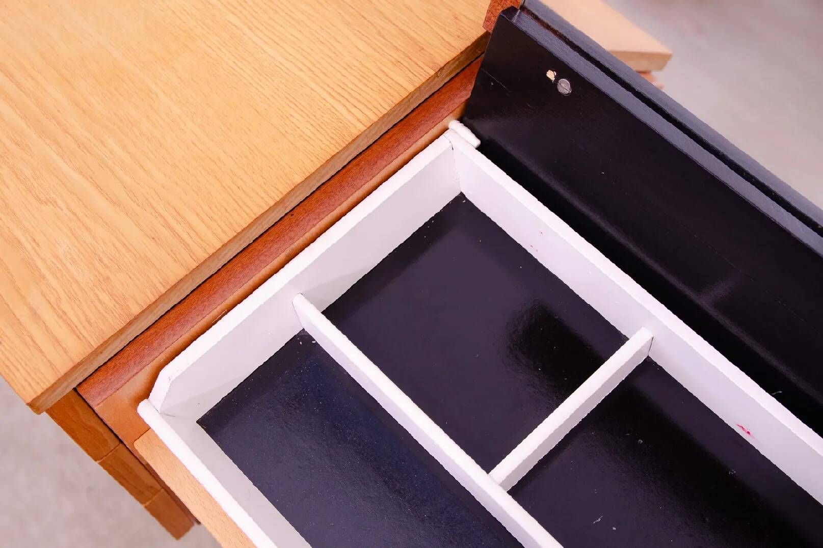 Ladies' dressing table by UP Závody, mid-century vanity table with storage