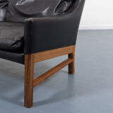 Modern Danish sculptural 2-seater sofa from Eilersen 1960