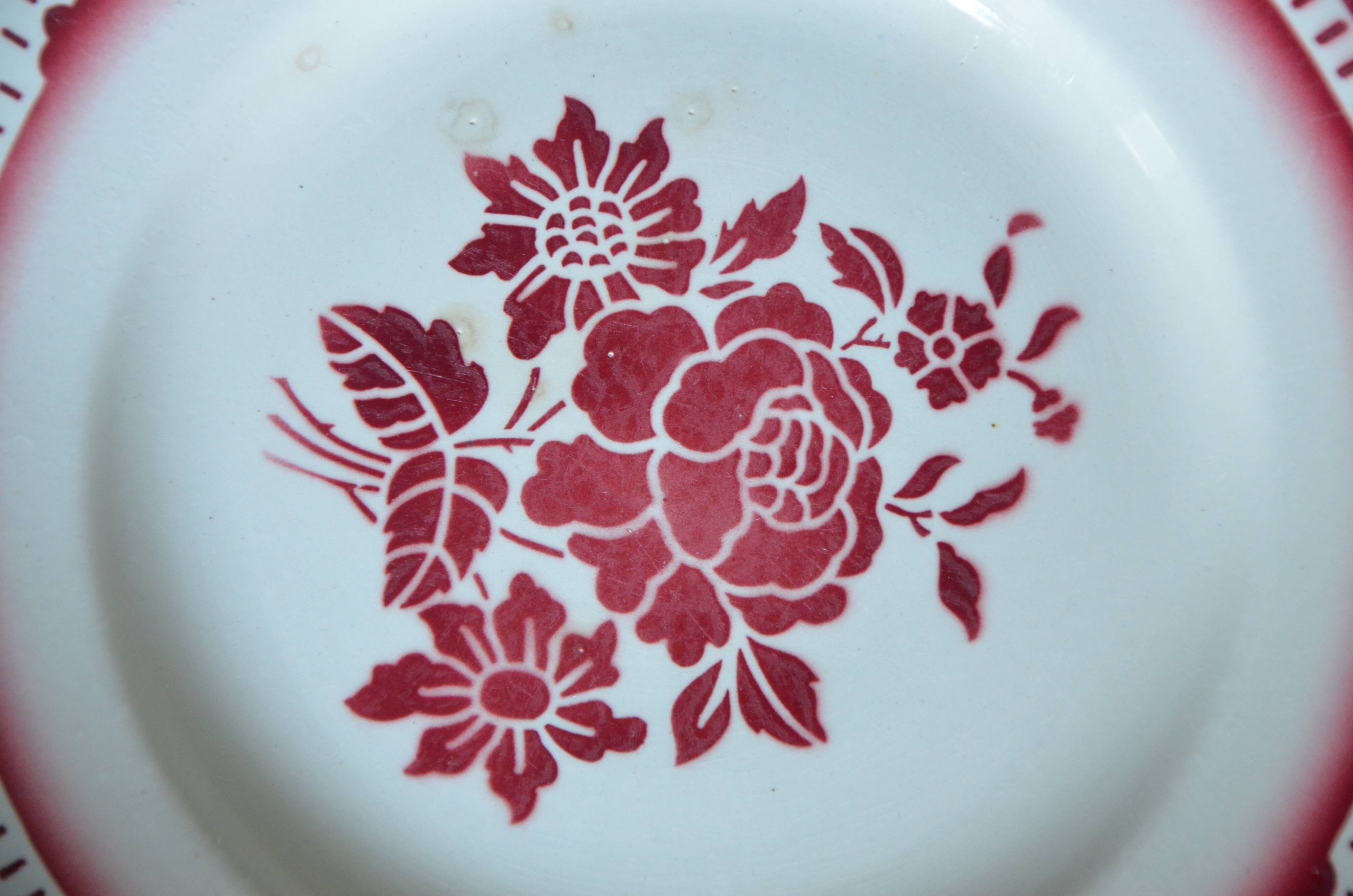 Lot de 2 assiettes Digoin et Sarreguemine, collection cevennes