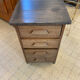 Solid oak office pedestal