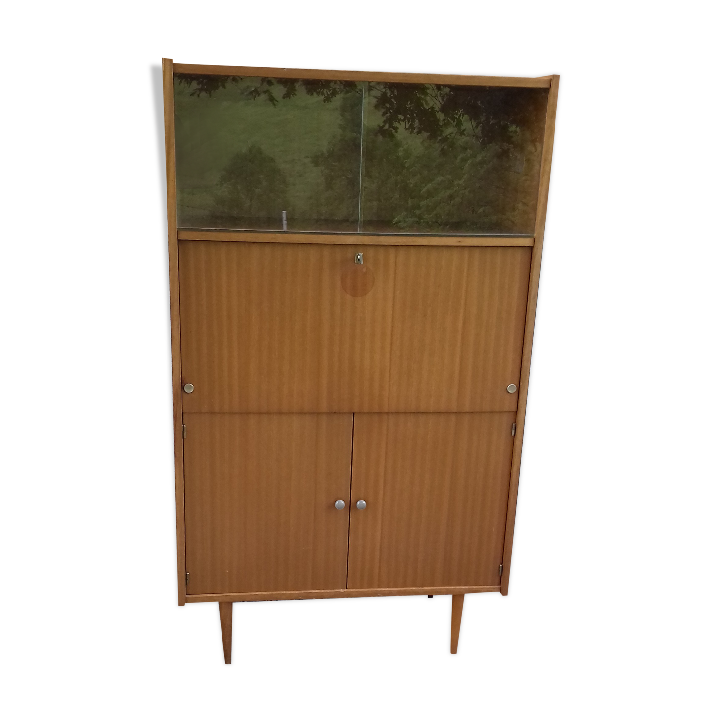 Writing desk, spindle feet