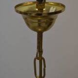 Chandelier vintage pampilles 7 lamps