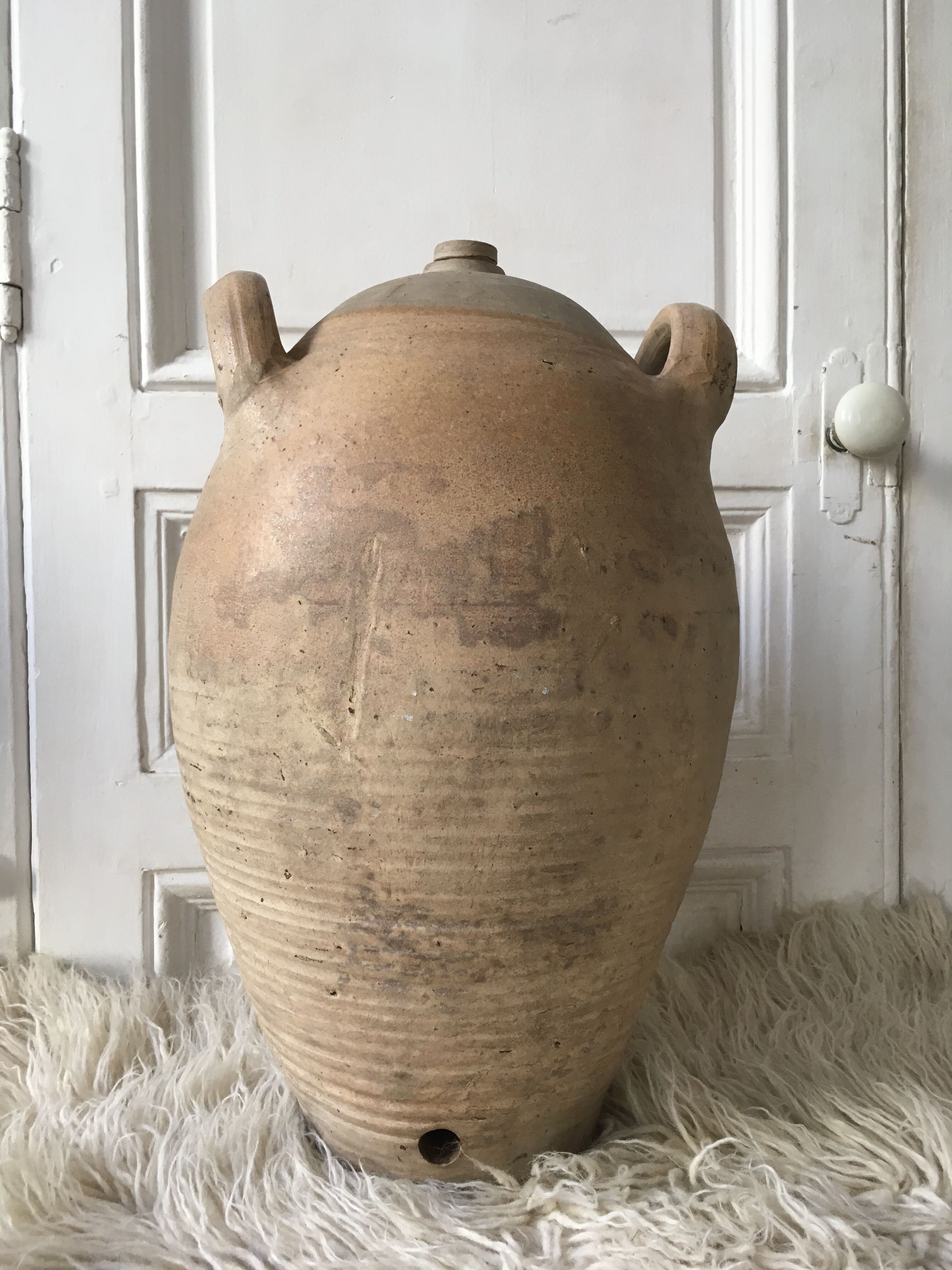 Ancient terracotta jar
