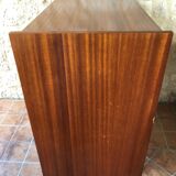 Vintage 60s chest of drawers has 4 drawers edited by Henri Couture