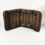 Mid Century Leather Armchair, Denmark, 1970s