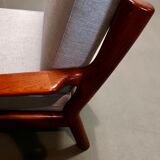 Scandinavian design teak chair stamped 1950