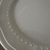 Set of 4 blue ceramic dessert plates