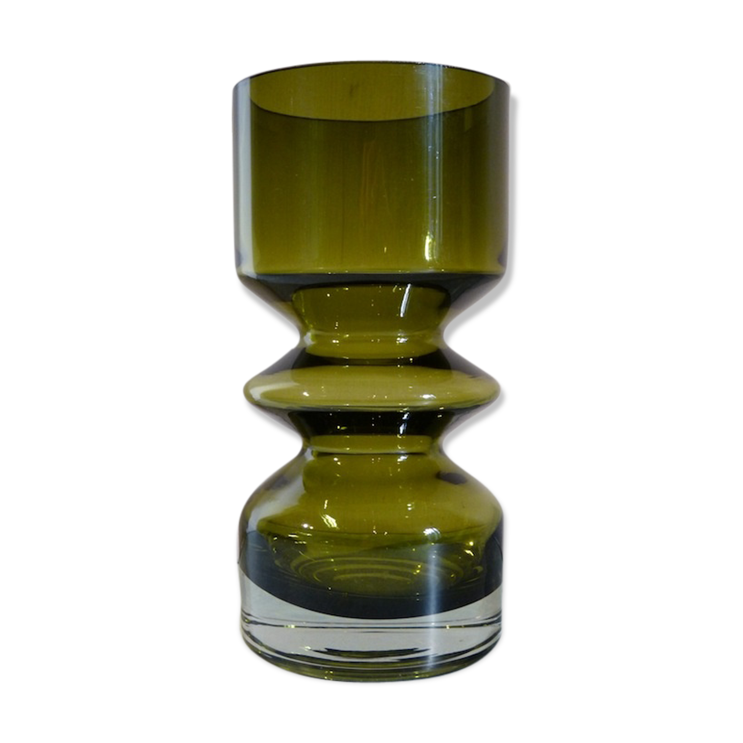 Finnish glass vase "riihimaen" design Tynell, Still & Aladin