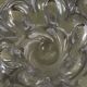 Old large giraffe vase with spikes, crystal, VANNES, Art Deco design, 35 cm.
