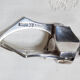 Christofle silver metal 3-claw sugar tongs , Gallia model