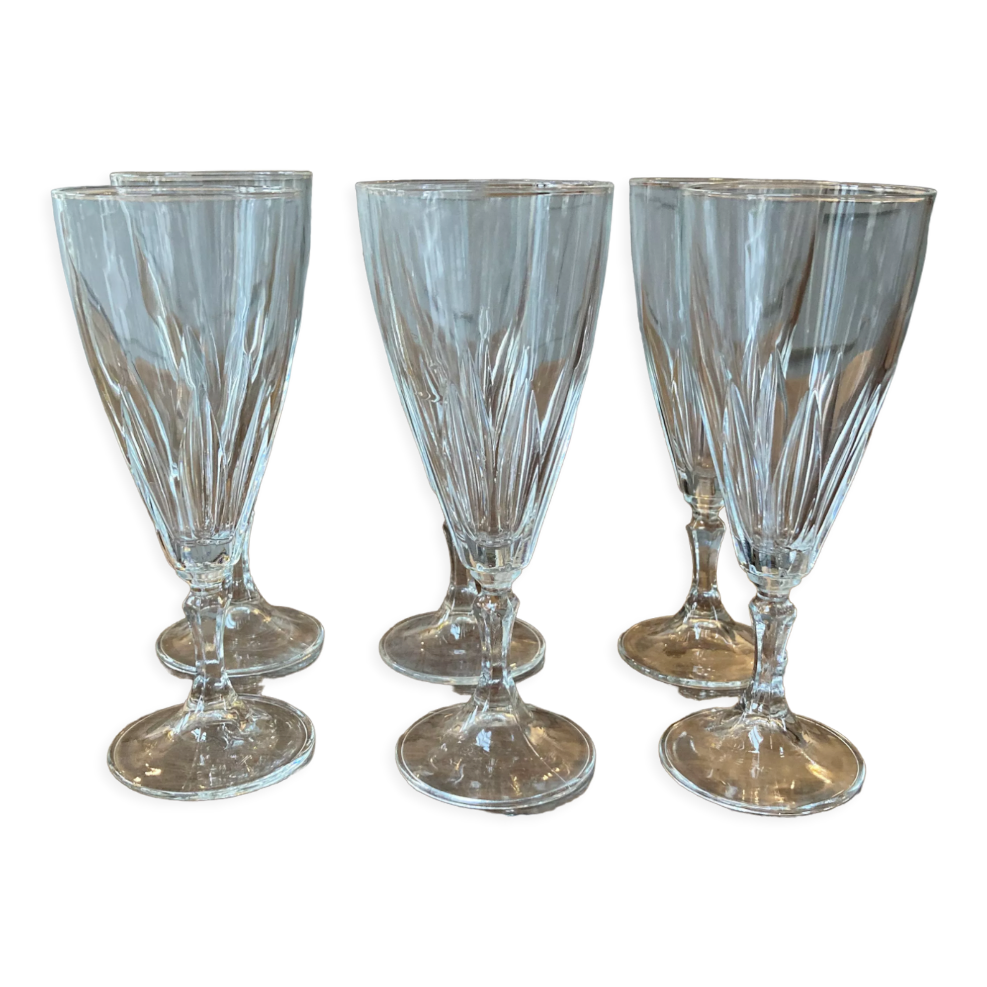 Series of 6 chiseled flutes POP UP CHRISTMAS 2022